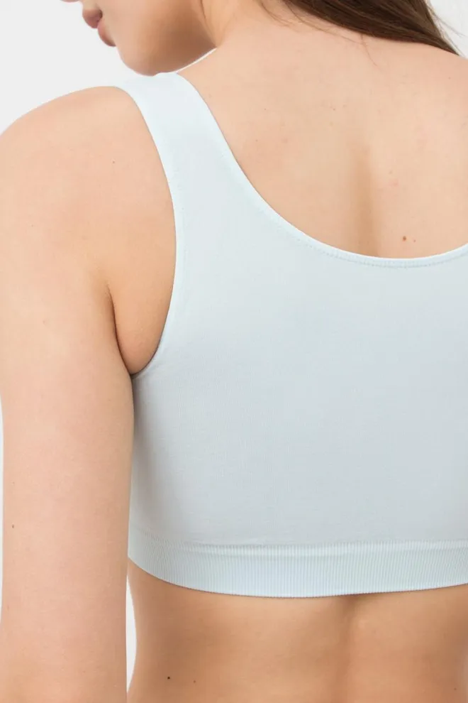 Безшовний топ на широких бретелях Classic top Giulia (spun sugar)