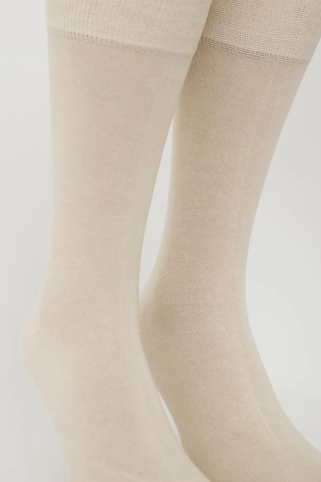 Шкарпетки чоловічі високі однотонні Comfort color Giulia (natural)