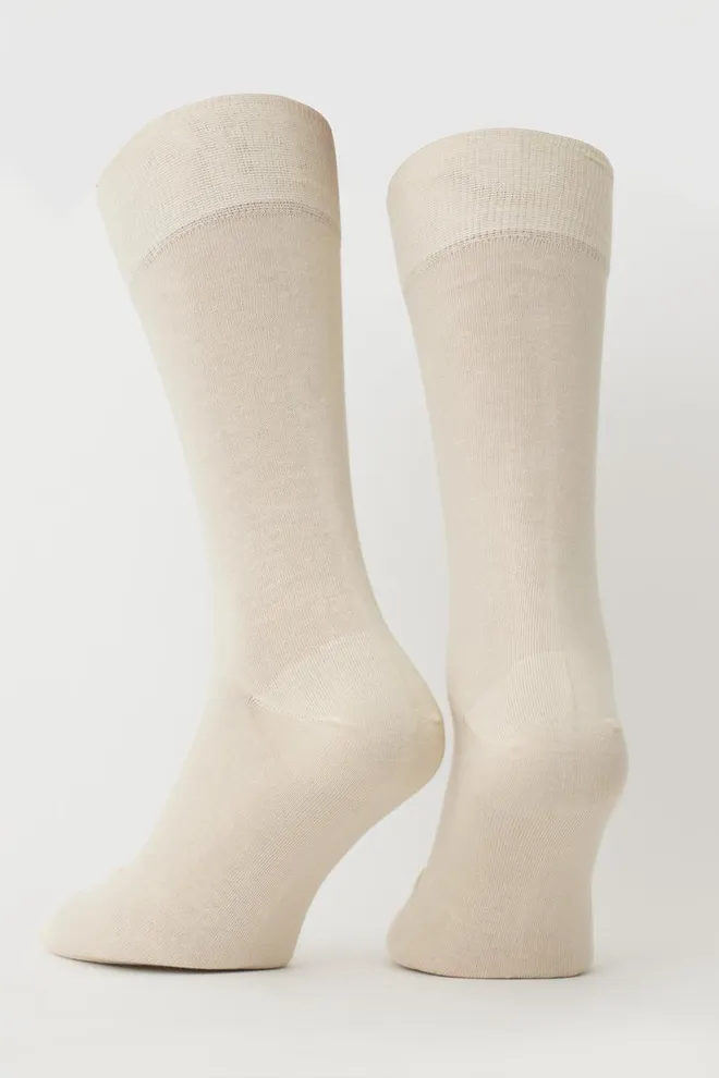 Шкарпетки чоловічі високі однотонні Comfort color Giulia (natural)