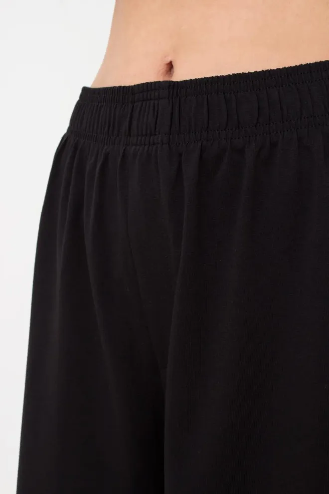 Женская хлопковая пижама Comfort life 9602/010 Giulia (grey melange/black)