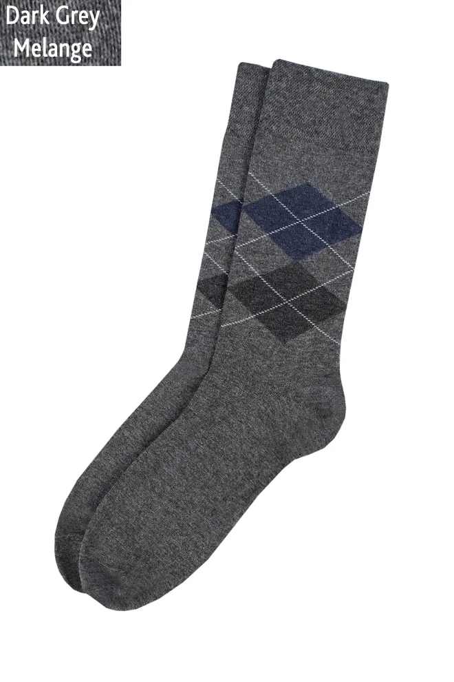 Шкарпетки чоловічі високі Comfort melange-02 Giulia (dark grey melange)
