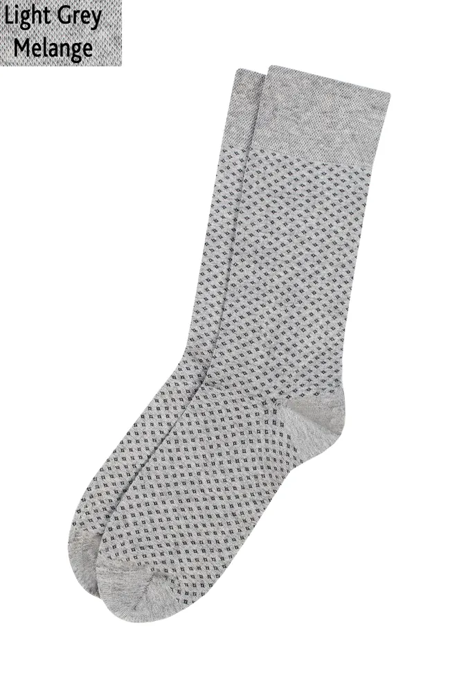 Класичні чоловічі шкарпетки COMFORT MELANGE model 3 TM GIULIA  (light grey melange)