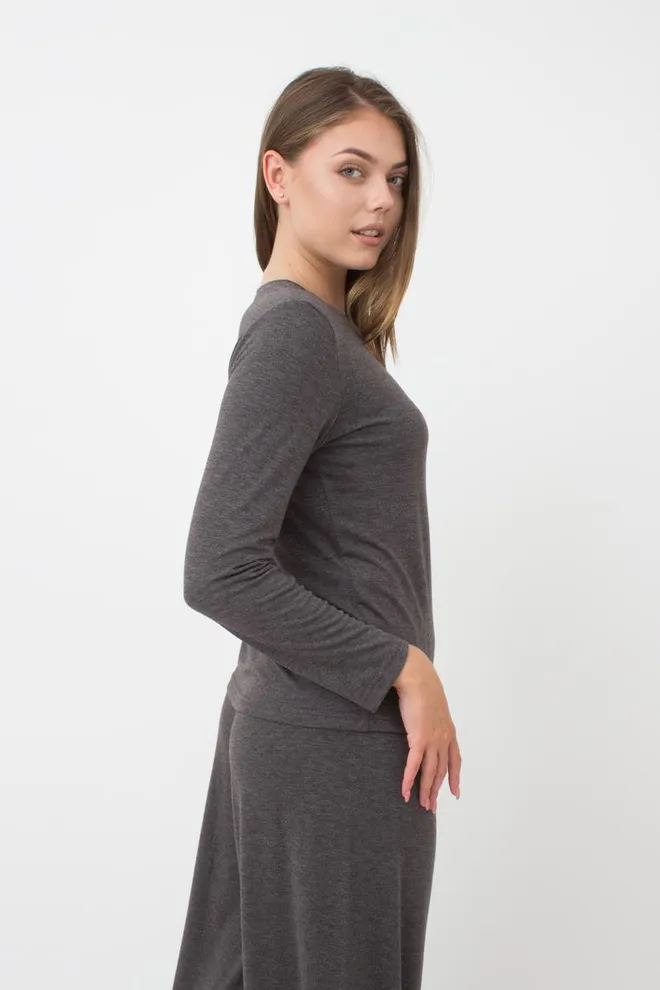 Пижама женская со штанами Comfort style 5333/030 Giulia (dark grey melange)