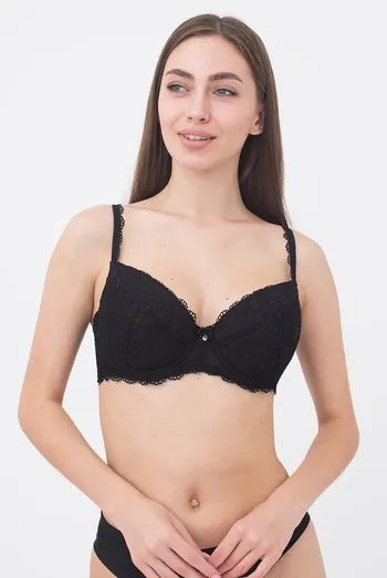 Бюстгальтер кружевной со съемным пуш-апом Camilla 1212/01 Giulia (black) Бюстгальтер кружевной со съемным пуш-апом Camilla 1212/01 Giulia (black)