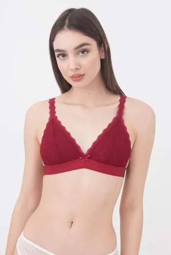 Бюстгальтер бралетт кружевной Carmelita 1601/31 Giulia (bordo)