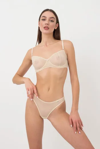 Кружевной бюстгальтер на косточках Cheril 1610/04 Giulia (beige)