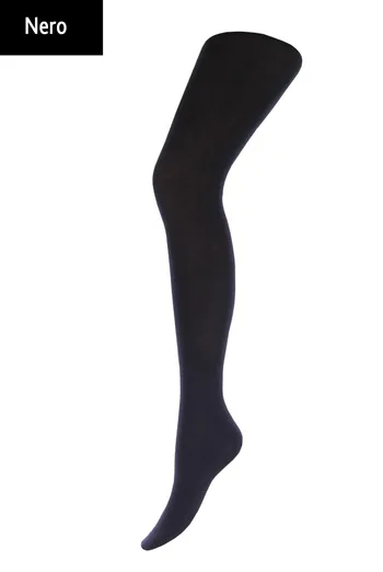 Дитячі однотонні бавовняні колготки D025 Junior Giulia (nero) Дитячі однотонні бавовняні колготки D025 Junior Giulia (nero)