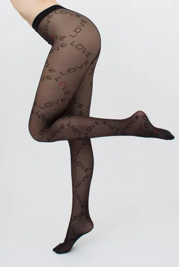 Колготки с надписью Dazzle 40 den model 2 Giulia (nero)