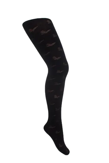 Детские колготки с бабочками Debbie 60 den model 2 Giulia (nero), черный