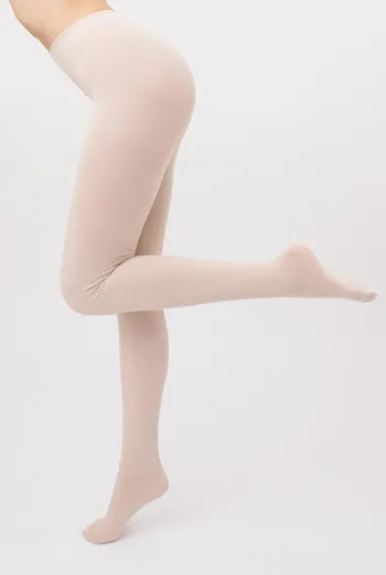 Теплі бавовняні колготки Delicate cotton 150 den Giulia (linen)