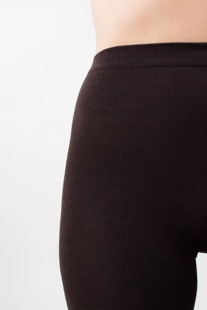 Теплые хлопковые колготки Delicate cotton 150 den Giulia (caffe)