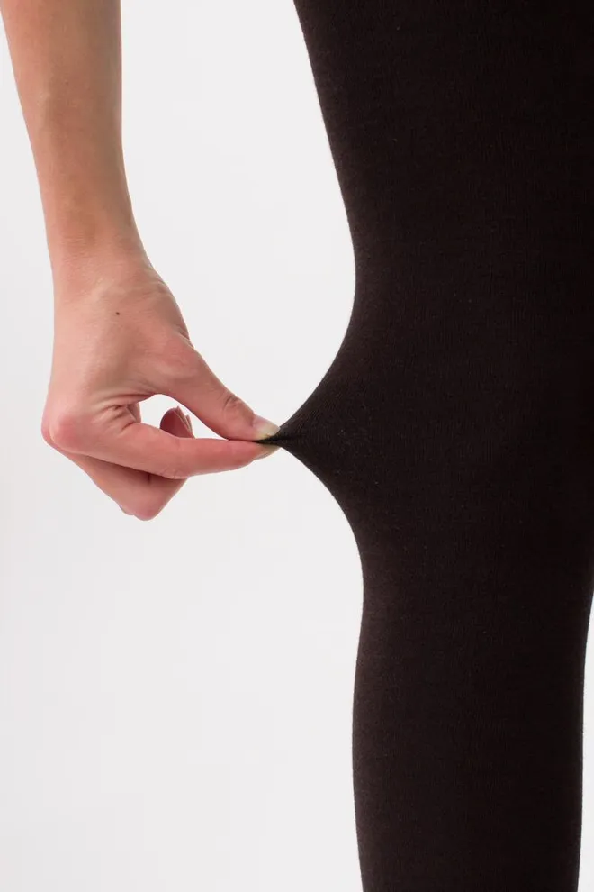 Теплые хлопковые колготки Delicate cotton 150 den Giulia (caffe)