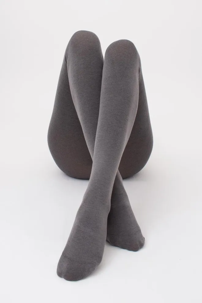 Теплі бавовняні колготки Delicate cotton 150 den Giulia (shark)