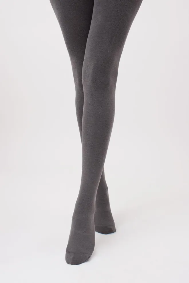 Теплі бавовняні колготки Delicate cotton 150 den Giulia (shark)