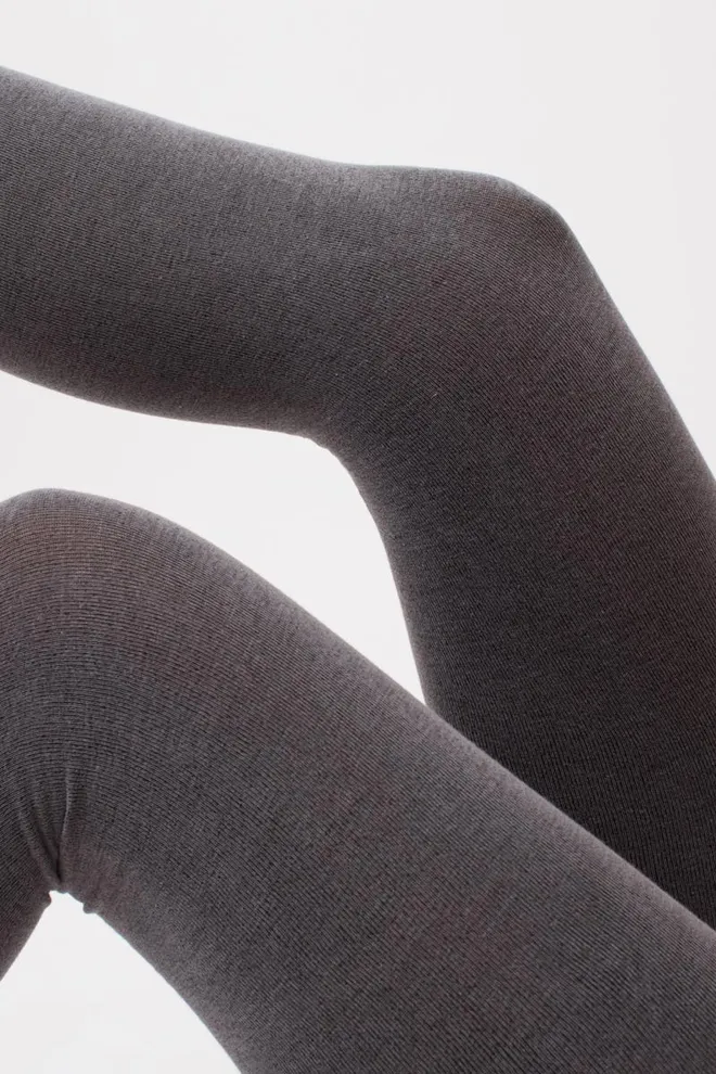 Теплі бавовняні колготки Delicate cotton 150 den Giulia (shark)