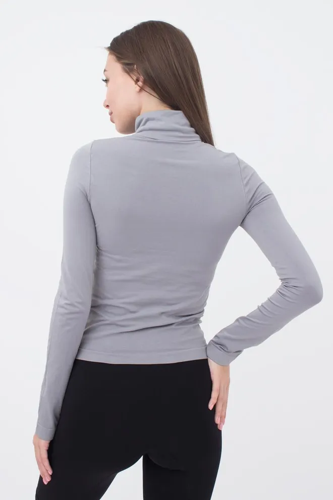 Бесшовная водолазка DOLCEVITA MANICA LUNGA Giulia (sleet), серый