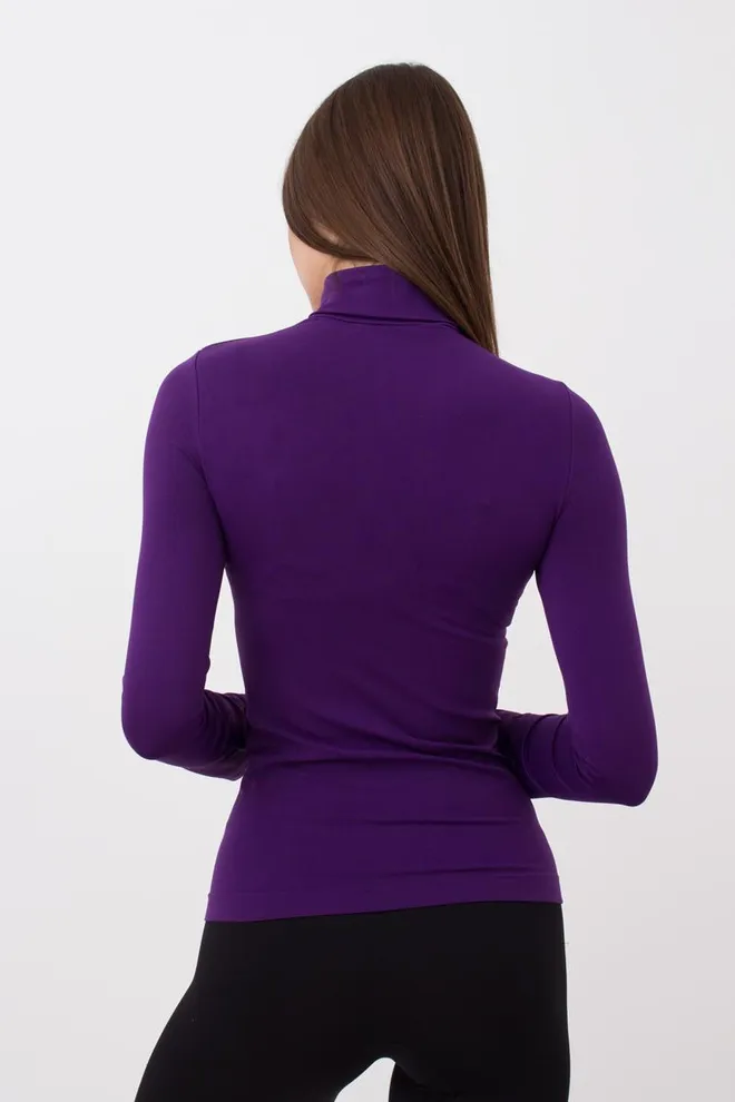 Бесшовная водолазка DOLCEVITA MANICA LUNGA Giulia (viola), фиолетовый