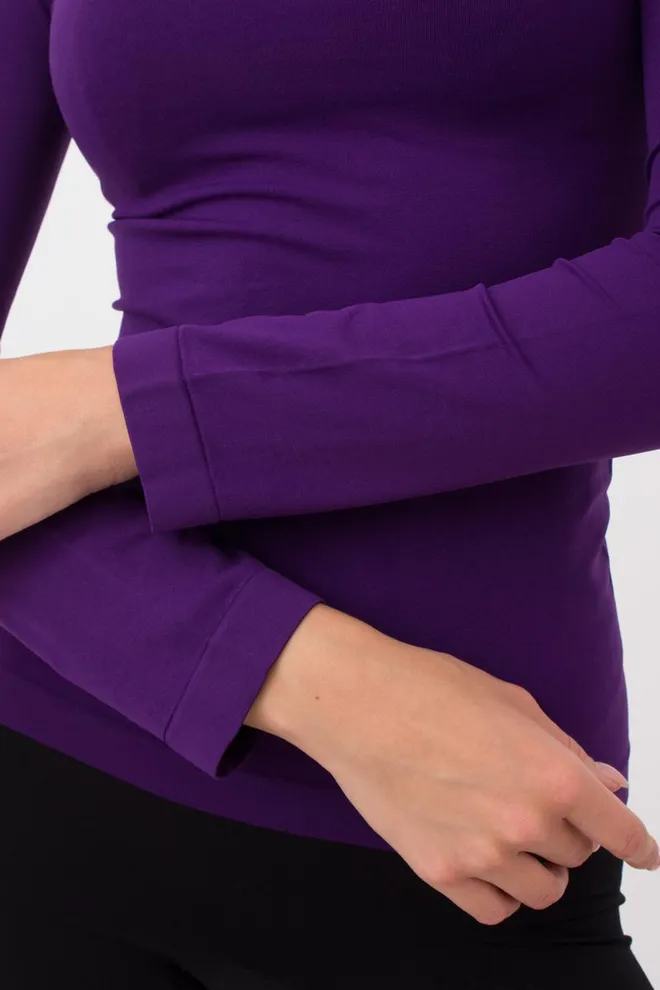 Бесшовная водолазка DOLCEVITA MANICA LUNGA Giulia (viola), фиолетовый