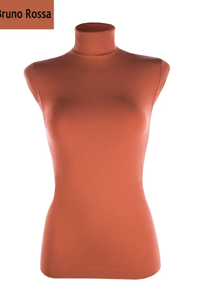 Бесшовная водолазка DOLCEVITA MANICA LUNGA Giulia (bruno rossa), красный