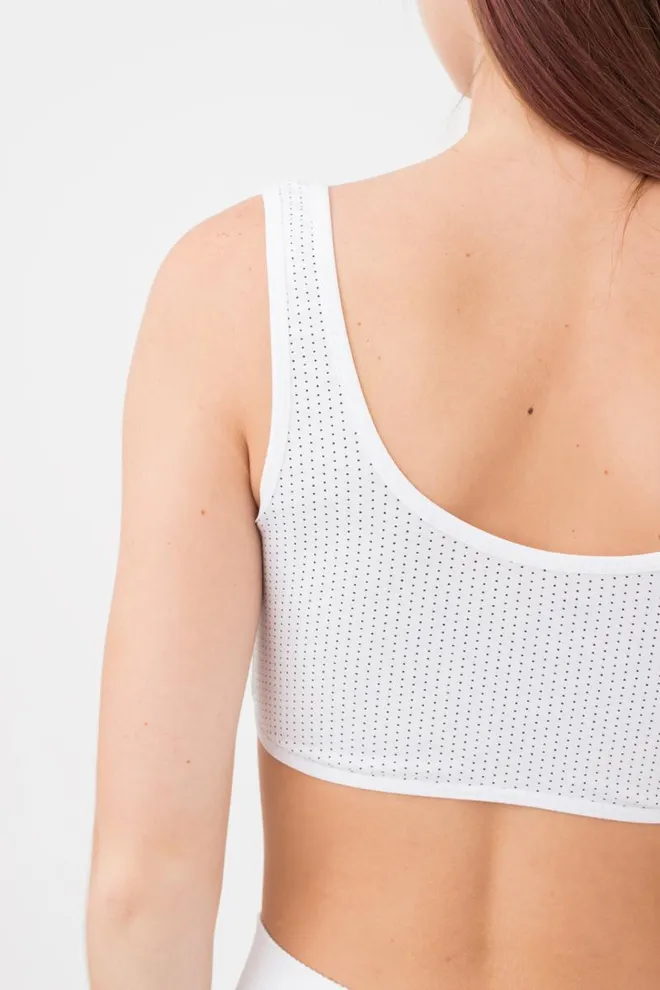 Хлопковый топ на широких бретелях Dreams 4102/60 Giulia (white dots)