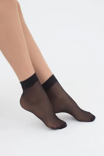 Женские носки Easy 20 den Giulia 2 пары (nero), черный