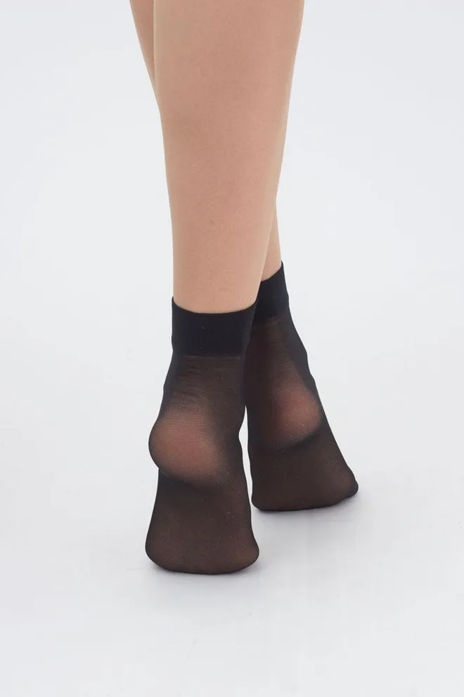 Женские носки Easy 40 den Giulia 2 пары (nero), черный