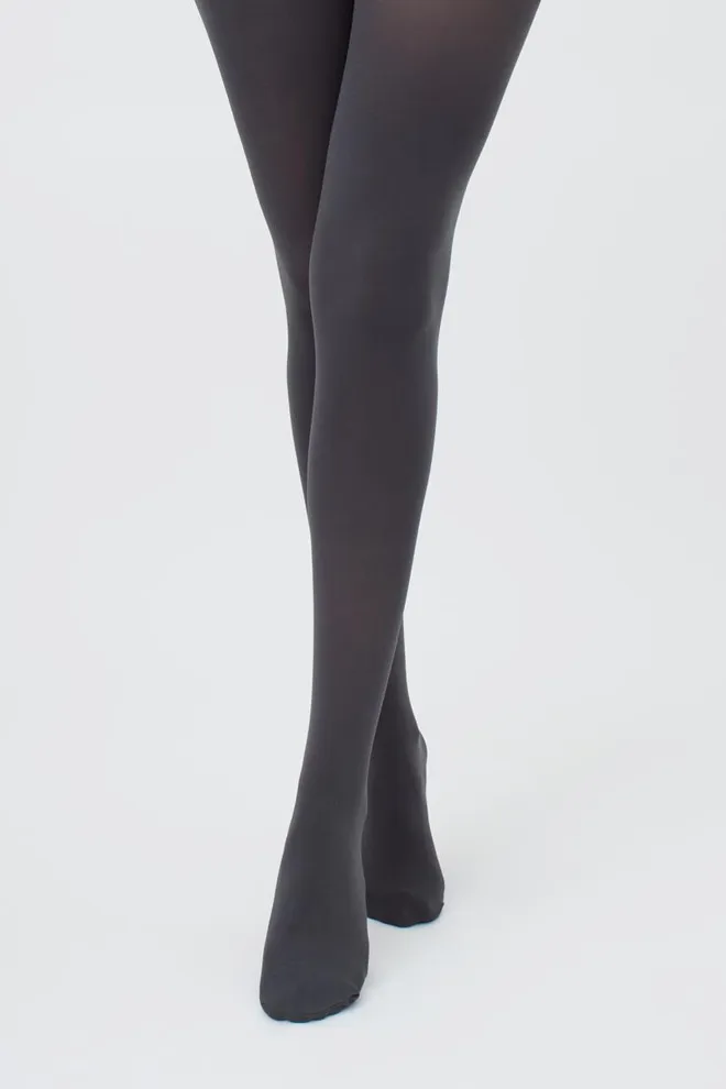 Классические утягивающие колготки Effect up 100 den Giulia (fumo),серый
