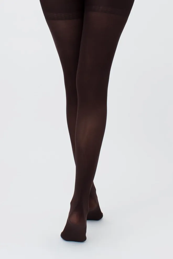 Классические утягивающие колготки Effect up micro 70 den Giulia (caffe), коричневый