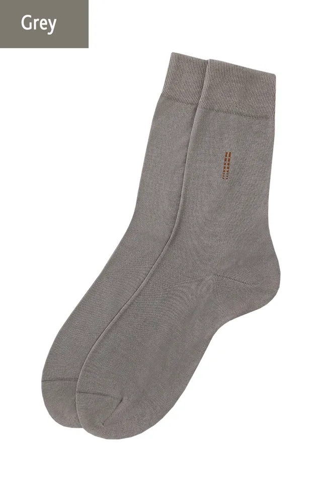 Шкарпетки чоловічі високі з малюнком Elegant 205 Giulia (grey)