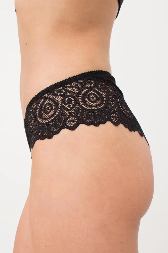 Жіночі трусики мереживні бразиліана Emilia 2220/61 Giulia (black)