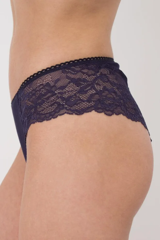 Женские трусы кружевные бразилиана Emilia 2220/61 Giulia (navy)
