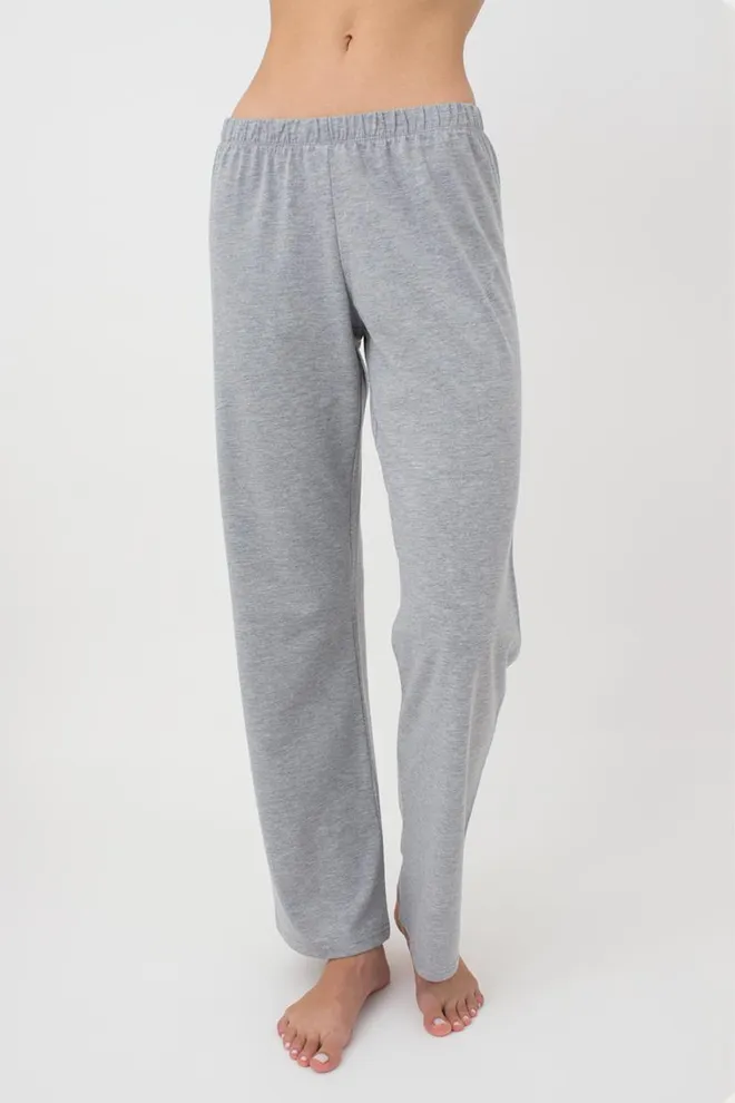 Пижама женская со штанами и рисунком Favorite Time 5315/010 Giulia (blue/light grey melange)