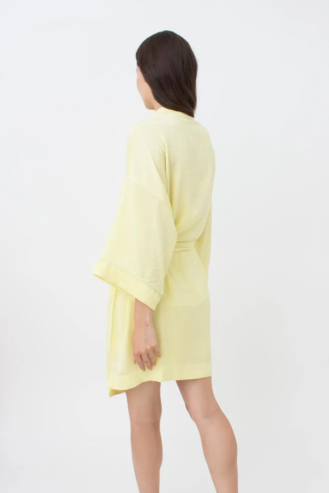 Жіночий халат на запа́х FLORENCE 7328/050 Giulia (yellow), жовтий