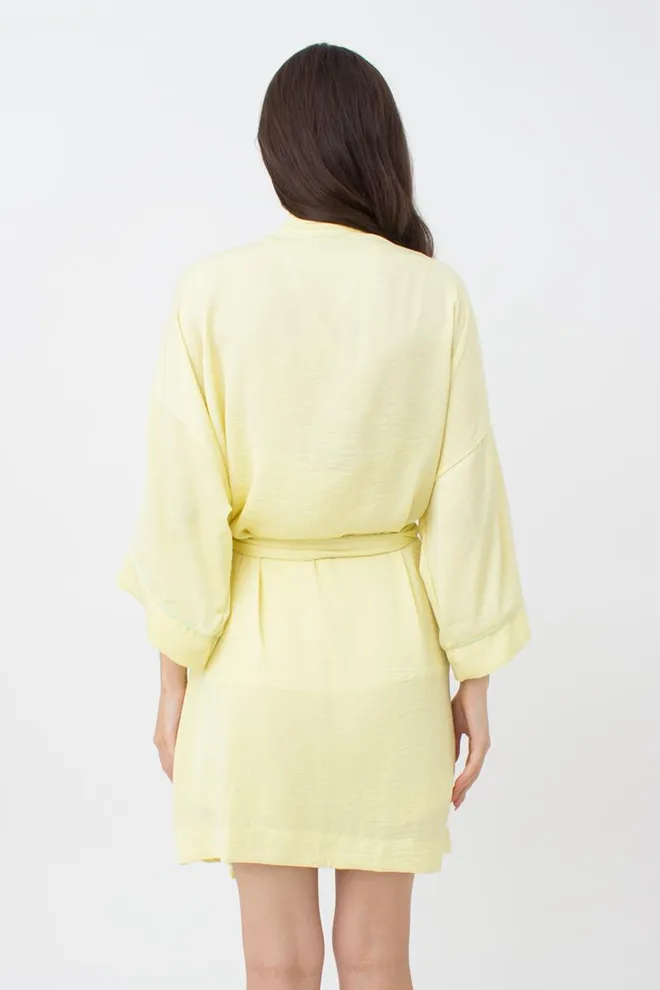 Жіночий халат на запа́х FLORENCE 7328/050 Giulia (yellow), жовтий