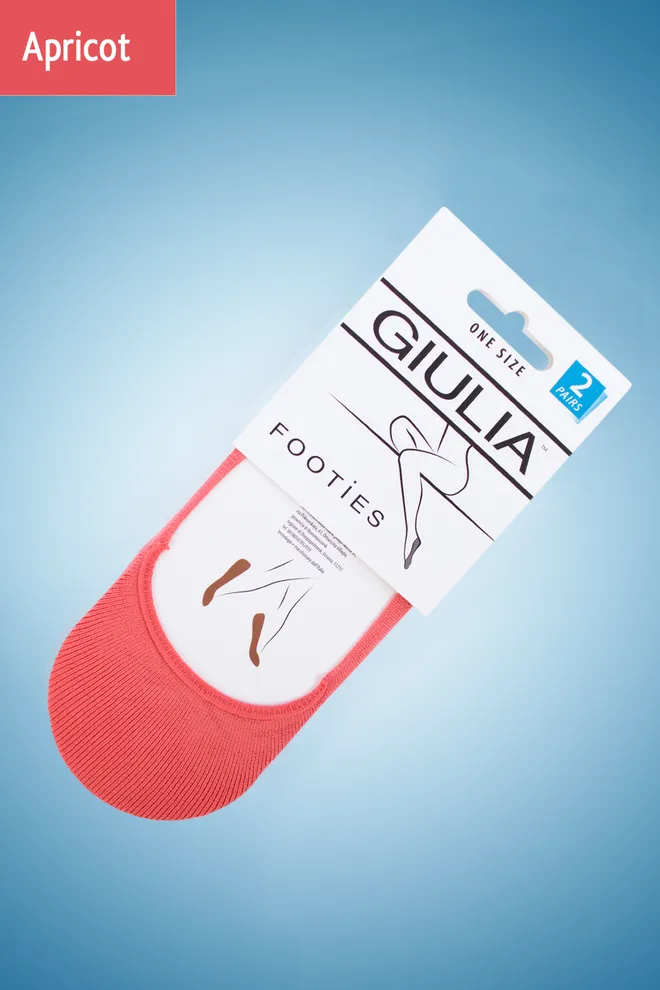 Носки следки женские Footies-03 Giulia 2 пары (apricot)