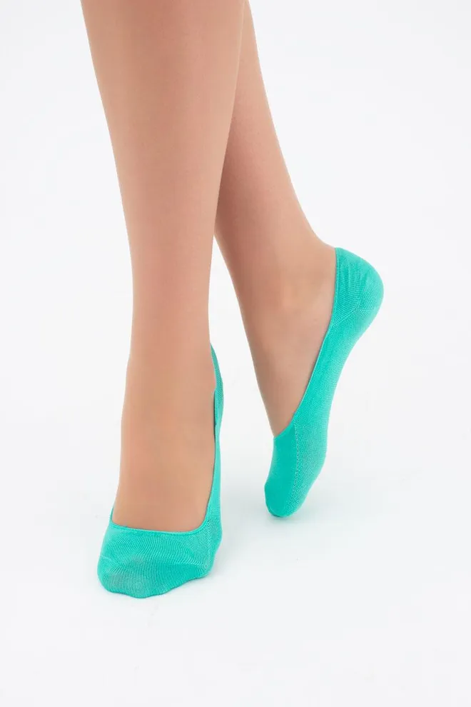 Носки следки женские Footies-03 Giulia 2 пары (mint fantasy)