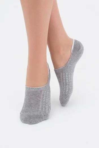 Носки следки женские Footies-wft 01 Giulia (light grey melange)