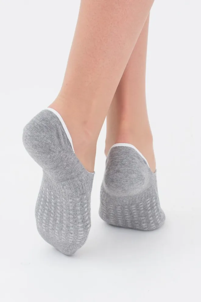 Носки следки женские Footies-wft 01 Giulia (light grey melange)