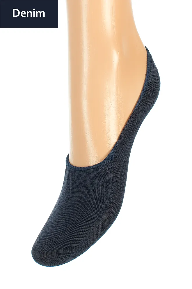 Хлопковые носки следки унисекс Footies 120 Giulia (denim)