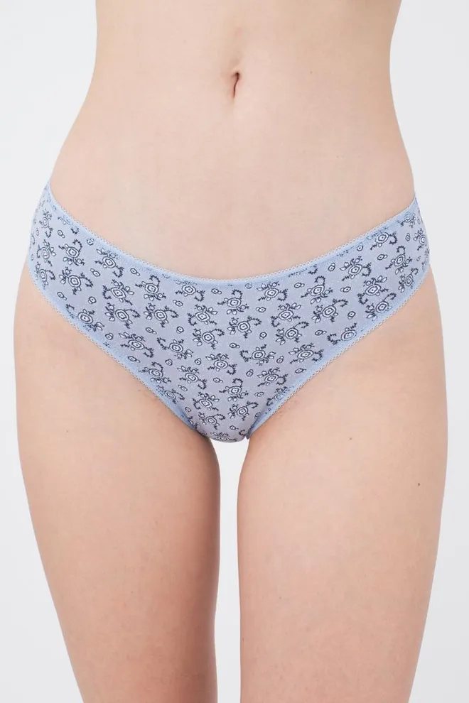 Женские трусы бразилиана Florian 2205/60 Giulia (grey flowers)