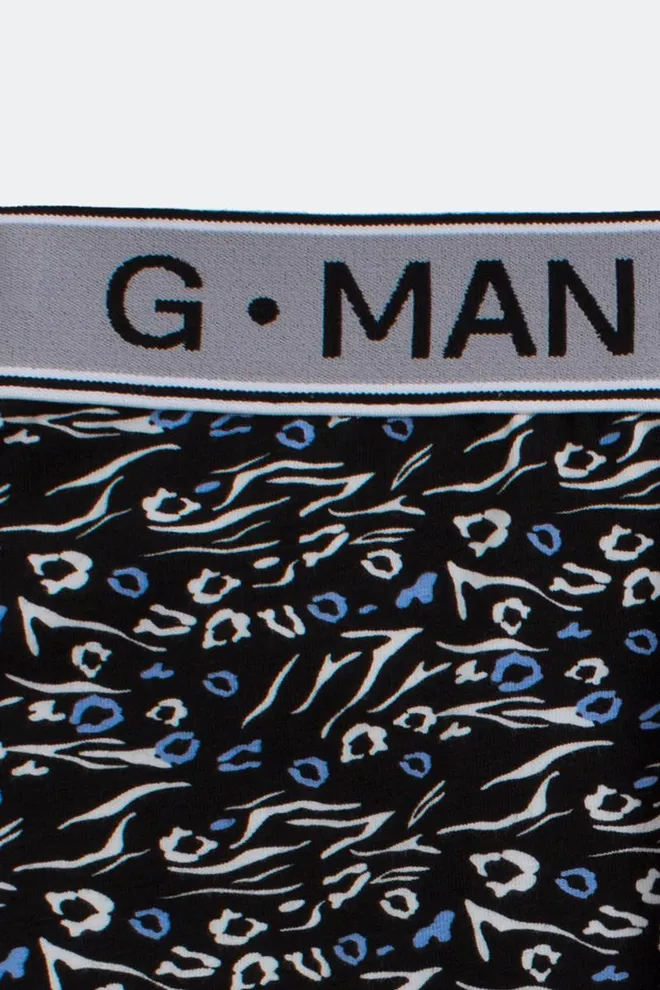 Чоловічі труси боксери G-man print 20401/60 Giulia (animal blue)