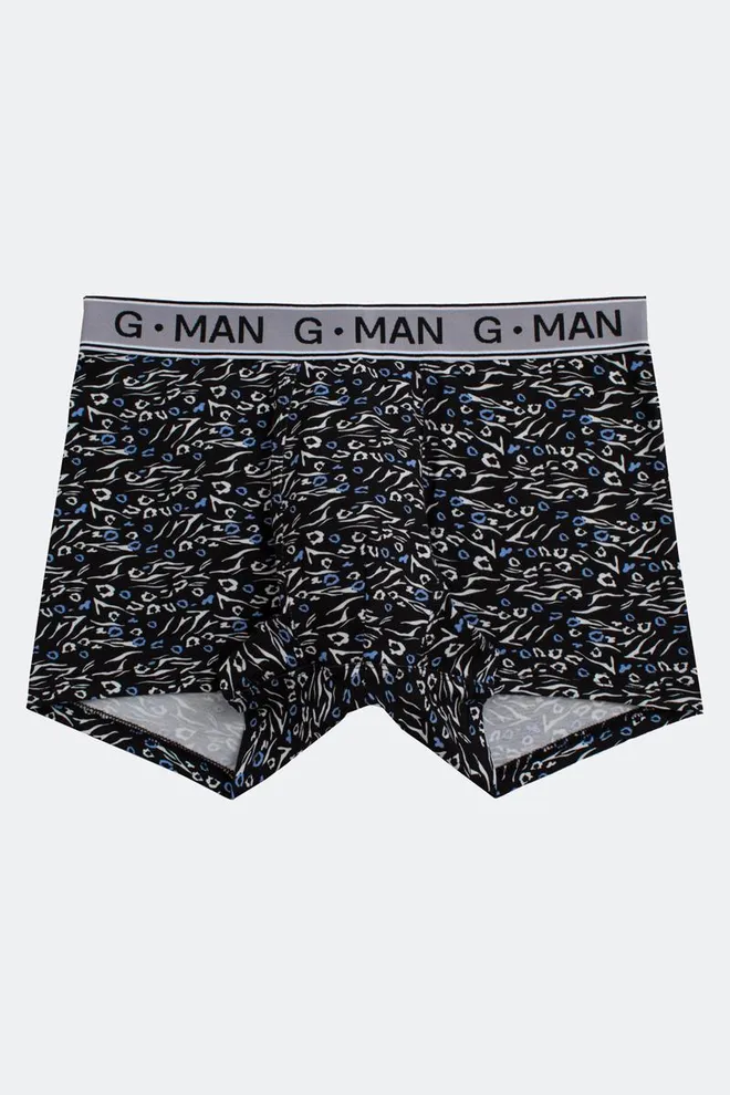 Чоловічі труси боксери G-man print 20401/60 Giulia (animal blue)
