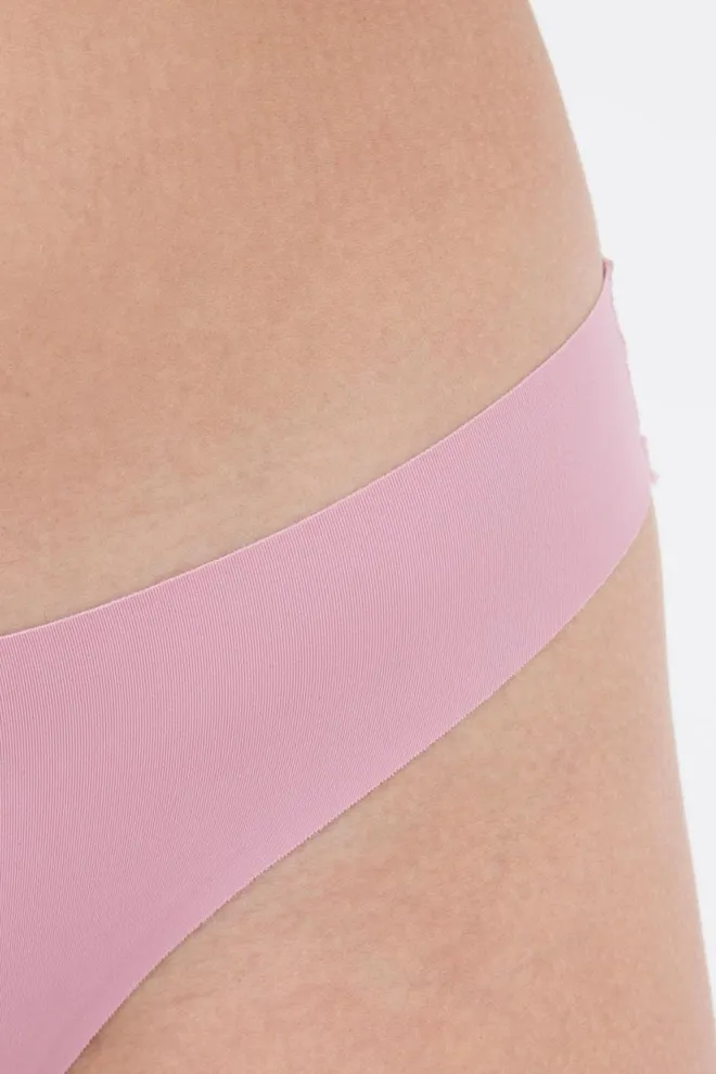 Женские трусы стринги бесшовные L5132br-m Giulia (пинк)