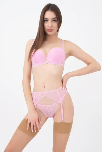 Кружевной пояс для чулок Golden daisy 3001/31 Giulia (lilac)