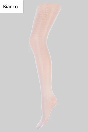 Детские колготки в сетку Hanna 40 den model 1 Giulia (bianco)