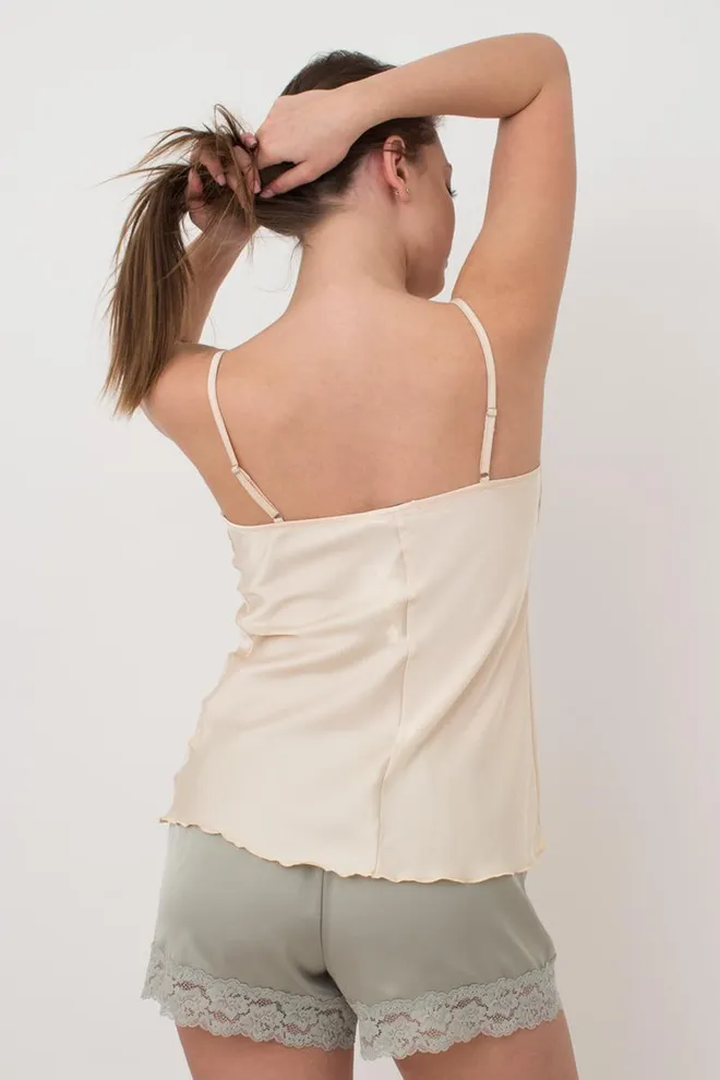 Майка женская пижамная Helena 3809/051 Giulia (beige)