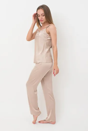 Пижама женская со штанами Helena 5003/051 Giulia (beige) Пижама женская со штанами Helena 5003/051 Giulia (beige)