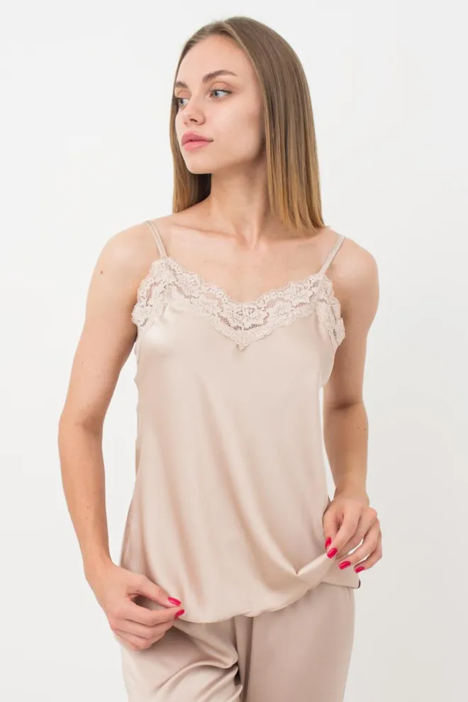 Пижама женская со штанами Helena 5003/051 Giulia (beige)