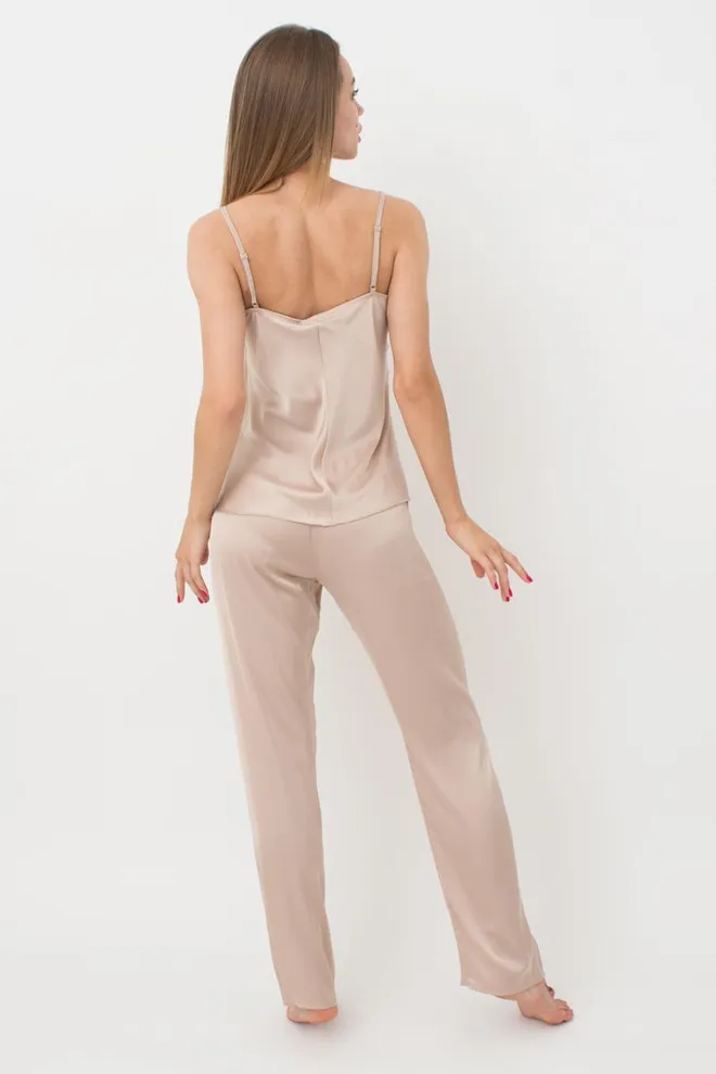 Пижама женская со штанами Helena 5003/051 Giulia (beige)