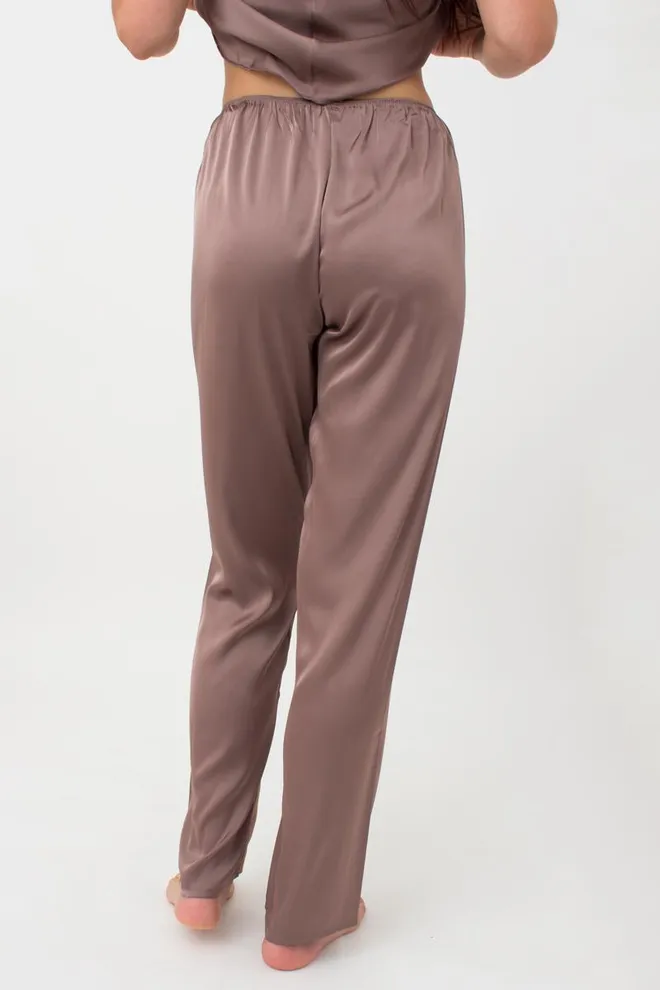 Пижама женская со штанами Helena 5003/051 Giulia (chocolate)